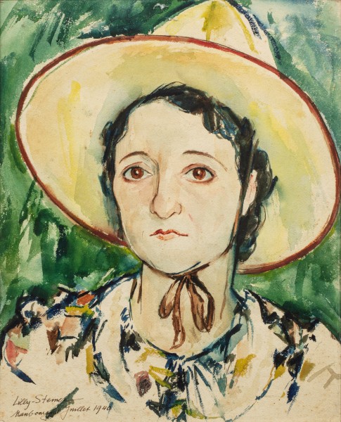 Portrait de femme au chapeau